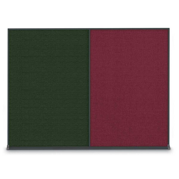 Double Door Radius Plus Corkboard, 48"X